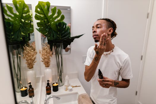 男 肌 きれい にする方法 スキンケアのイメージ画像